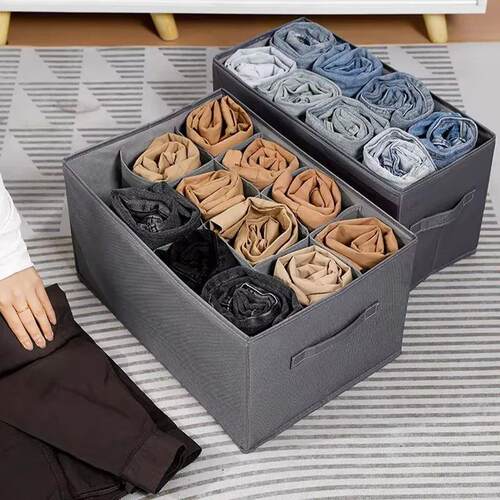 Jeans Closets Clothes Organizer Pants Storage Box Cabinet Or