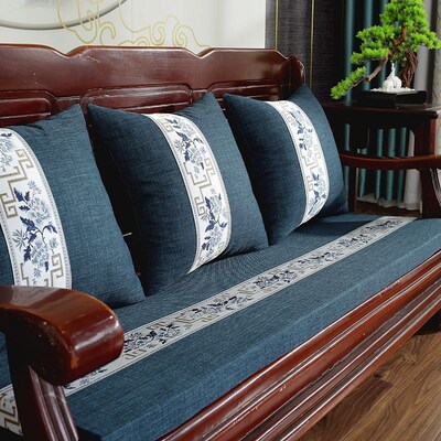 Solid Wood Sofa Cushion Cover 31 Person ChineseOld Style Con