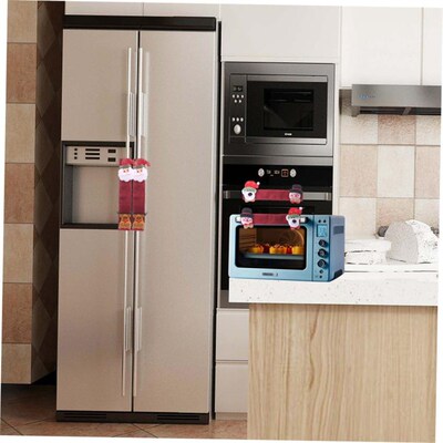 Christmas decoration Microwave protective case decoration