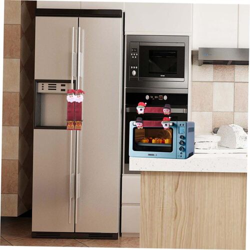 Christmas decoration Microwave protective case decoration