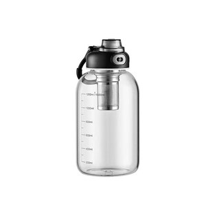 Big Glass Man 2000 ML strainer water bottle handy glass
