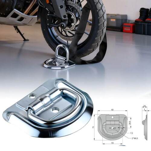 Motorcycle Floor Wall Ground Anchor Motorbike Lock Point Ste