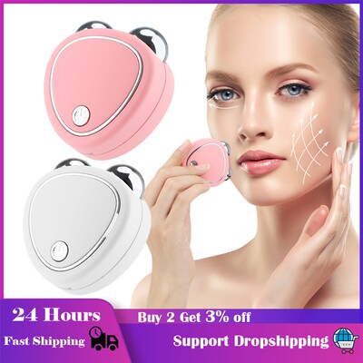 EMS Microcurrent Facial Massager Face Lift Machine Roller