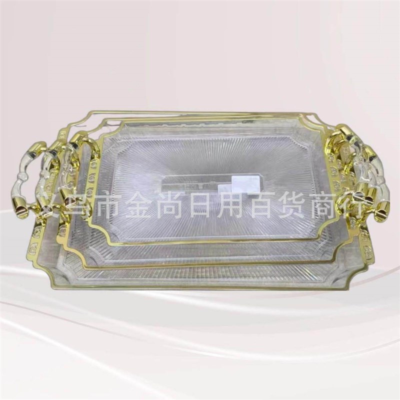 White Transpare餐用托盘