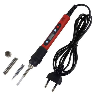 Digital Display Electric Soldering Iron Red 80W 110V / 220V