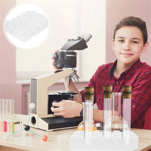 1pc Rack Test Tube Holder Multipurpose Foam Base Lab