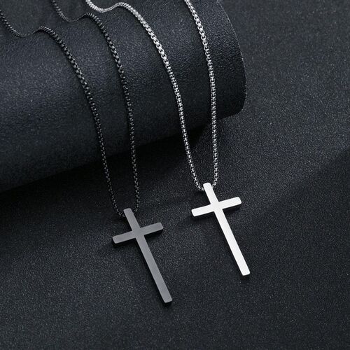 Cross necklace Mens fashion sweater chain十字架项链男