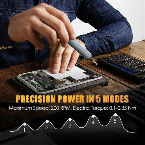68-in-1 Precision Electric Screwdriver Set 5 Torque Mini