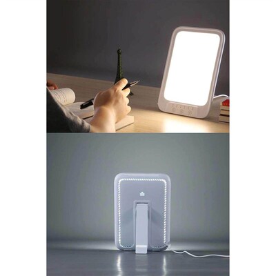 LED Daylight Lamp Cool & Warm Light Therapy Lamp Against Dep