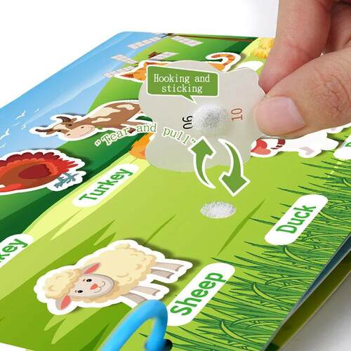 Busy Book for Toddlers Ages 2-6 Quiet Book Preschool Learnin