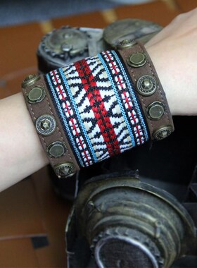 Small Design Retro Woven Splice Personalized Bracelet