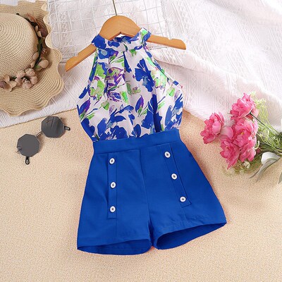 Kid Casual Summer Clothing Sets Outfits for Girls 2023 New T