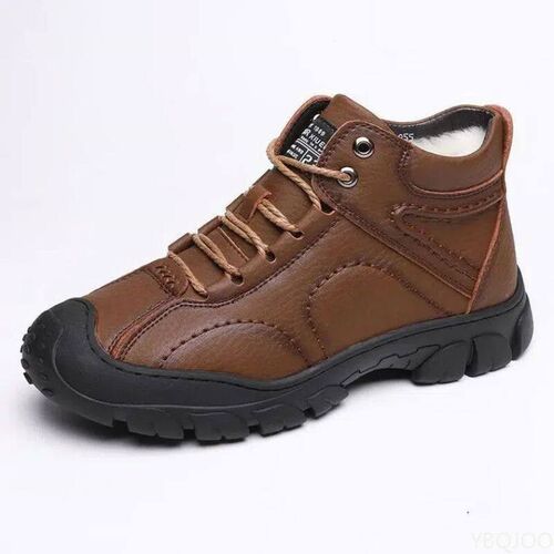 Mens Winter Velvet Thick Boots Outdoor High Top Snow boots