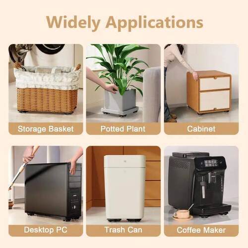 Eary 4pcs Adjustable Movable Furniture Chair Leg Furniture F