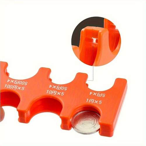 Mini Portable Coin Organizer, Portable Plastic Coin Holder,