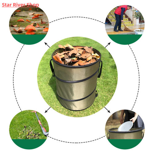 Garbage Storage Trash Bag Portable Collapsible Pop-Up Garden