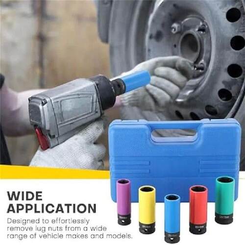 A15F-Wheel Protector Impact Socket Set 1/2 Inch Drive Lug