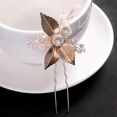 Women Pearls Hairpins Wedding Hair Clips Headpieces Hair For