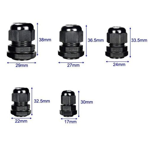 10 Pieces Nylon Cable Gland Kit Waterproof Ip68 Cable Gland