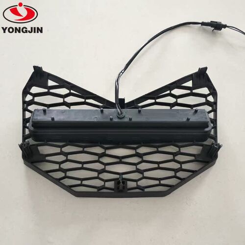 Black Front Mesh Grille with LED light for Can a m Maverick