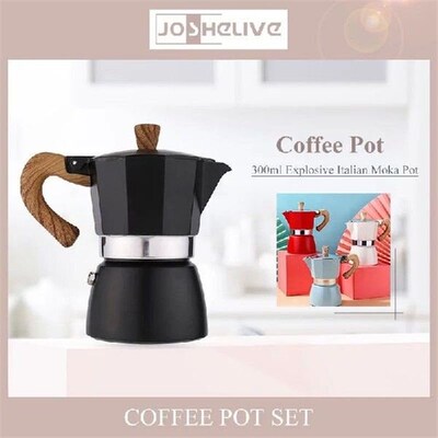 Aluminum Moka Pot 300ml Authentic Italian Espresso Coffee
