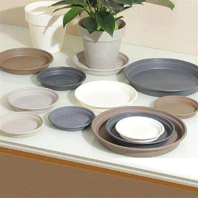 6 Pcs Heavy Duty Plastic Pot Round Plant Saucer Drip Trays