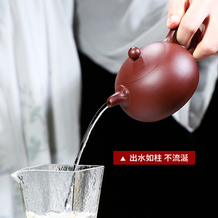 玉女陶庄宜兴正宗紫砂壶纯手工泡茶壶功夫茶具家用大容量如意西施
