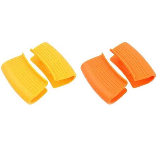 2 Pairs Silicone Pot Ear Clips Kitchen Tool Heat-resistant