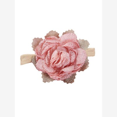 10个一套花朵尼龙发带 headband set kids Soft headband babies