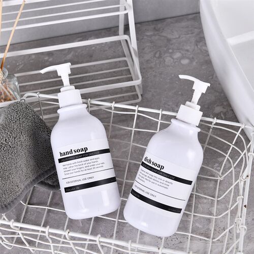 500ml PET Soap Dispenser Bottle Cosmetic Lotion Soap Hand Sa