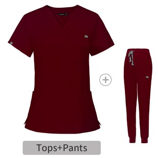 VNeck Elastic Scrubs Hospital Nurse Sleeve Surgical Short