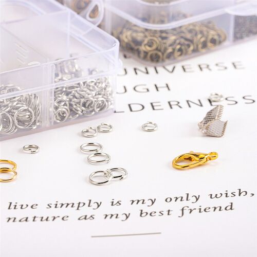 DIY Earring Hook Open Jump Ring Kit 10piece Set for Handmade