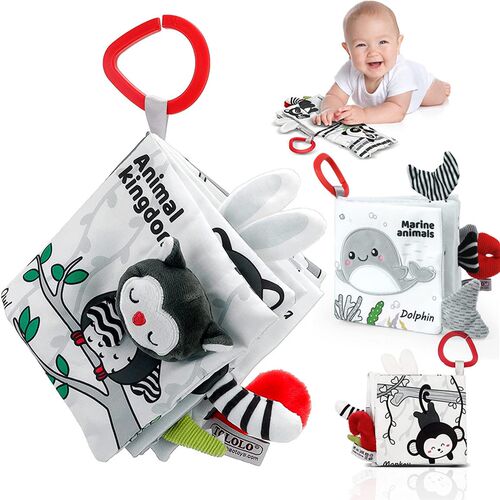 Baby Cloth Book Toys for Babies Kids Toddler 0 6 Months Sens