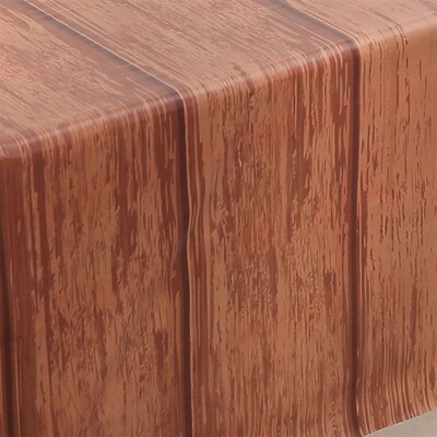 1pc 137CM*274CM imitation wood grain disposable tablecloth r