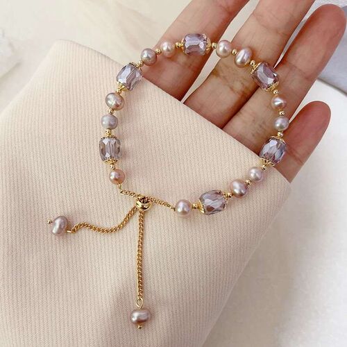 Natural Freshwater Pearl Brlet Girls High Sense Ins Niche De