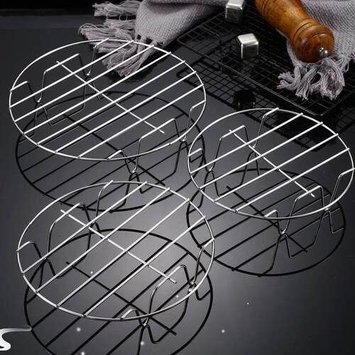 1Pcs Stainless Steel Steamer Rack Multifunction Pot Steaming