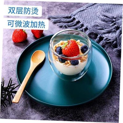 Cute Bear Double-layer Coffee Mug Double Glass Cup Carton