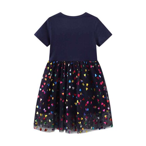 Childrens Unicorn Horse Princess Dress Summer Thin Breathab