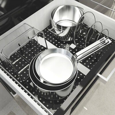 Kitchen Organizer Sink Drain Shelf Dish Drying Rack Telescop