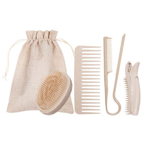 Straw FourPiece Set Plastic Comb MultiFunctional Straighteni