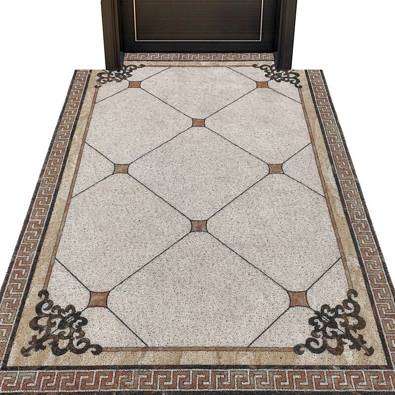 丝圈地垫入户门垫欧式门口地毯进门家用玄关垫防滑地板垫子可裁剪,居家布艺,家用脚垫,淘宝优惠券,粉丝福利购,淘宝优惠卷