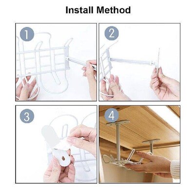 Socket Storage Rack Strong Hanging Cable Management Tray