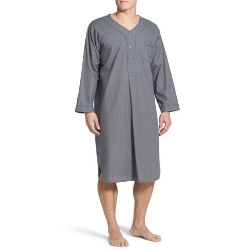 Mens Gown Southeast Asian Style Loose Stand llar Door Tube