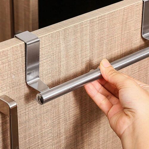 1/2pc Stainless Steel Towel Rack Bathroom Towel Holder Stand