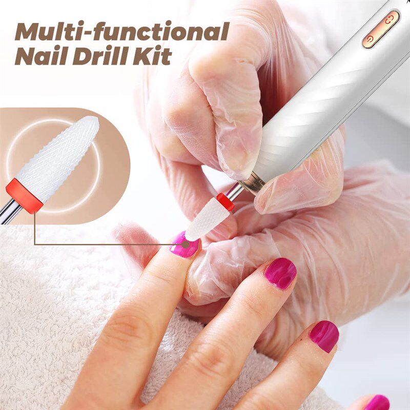Wireless Nail Drill Electric Nail Drill Machine With Ceramic