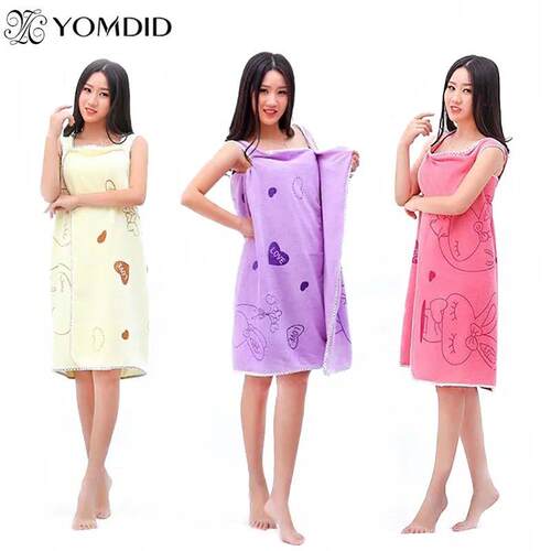 New Bath Towels Fashion Lady Wearable Fast Drying Magic Bath