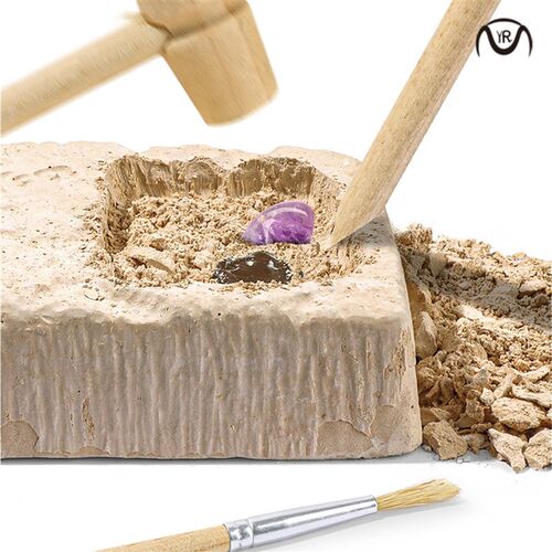 Gemstones Dig Kit Precious Gem Digging Kit Educational Explo