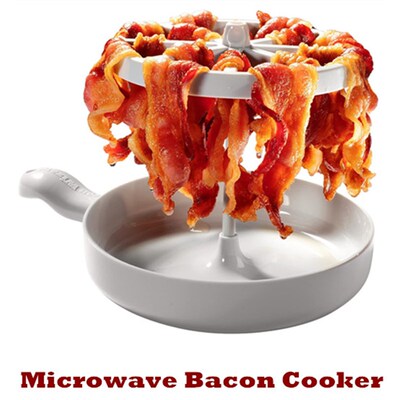 Microwave Bacon Cooker  Bacon Dish Makes Crispy Bacon