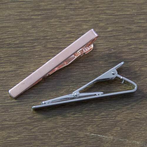 New Simple Fashion Style Tie Clip for Men Metal Tone Simple
