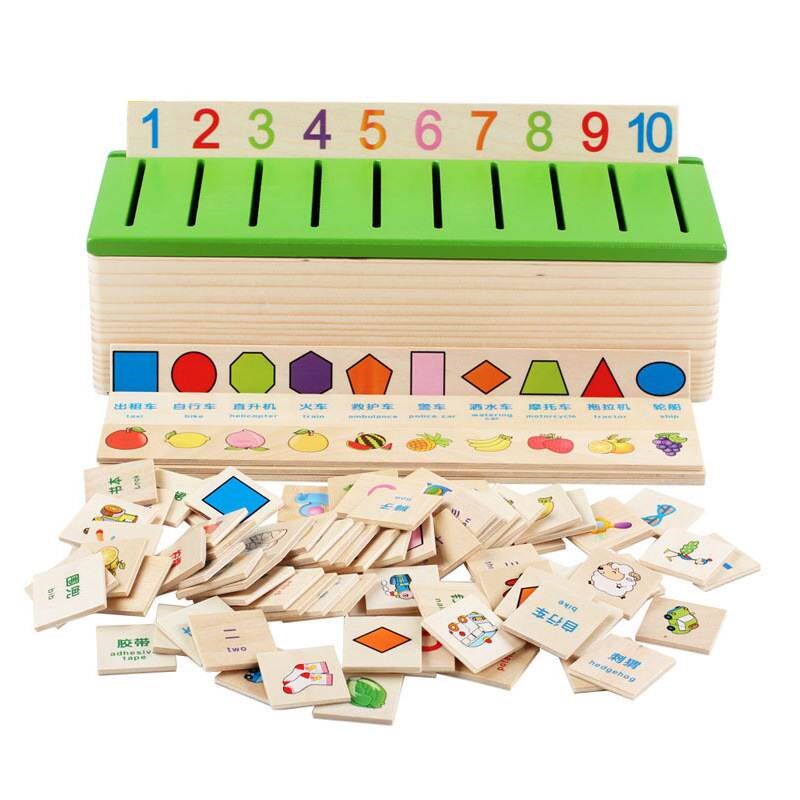 Mathematical Knowledge Classification Cognitive Matching Kid - 实物图
